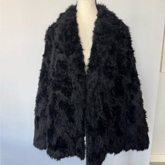 Theory Faux Fur Coat – Size Small - Picture 2 of 16